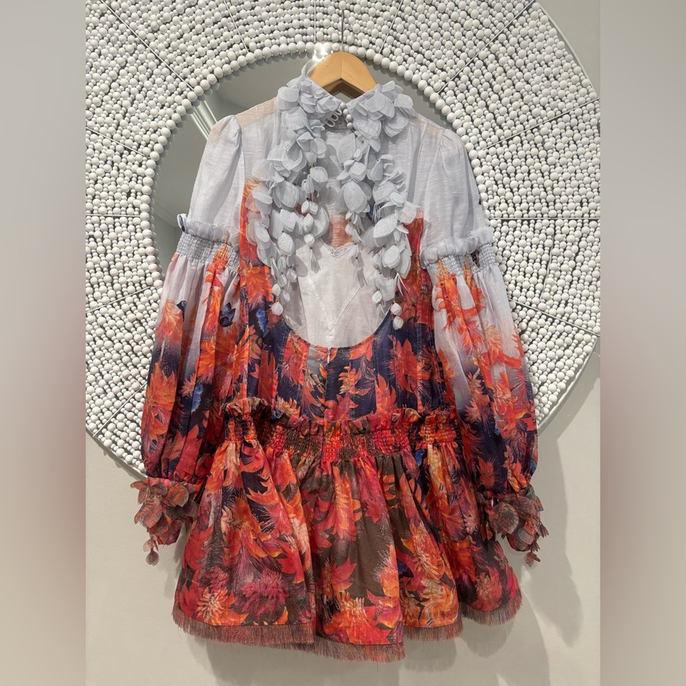 ✨Botanica Mini Dress in Zimmermann's Spring 2021 "Wild Botanica" Collection✨ - Picture 4 of 9